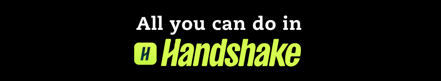 All you can do in Handshake Career Center CSUSB