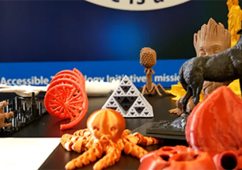 3D objects printed on a 3D printer