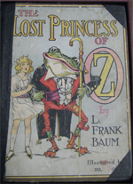 Photo of an OZ book titled The Lost Princess of OZ