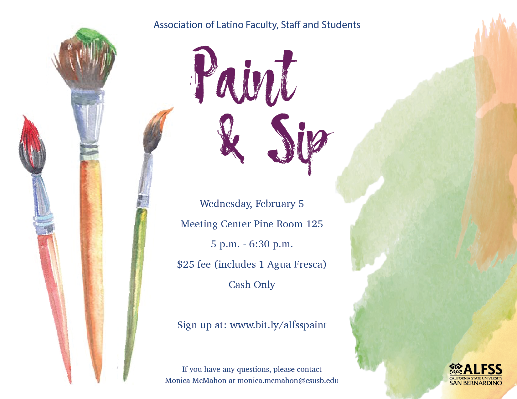 Paint and Sip Flyer