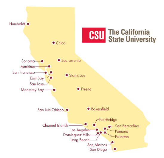 CSU campus map