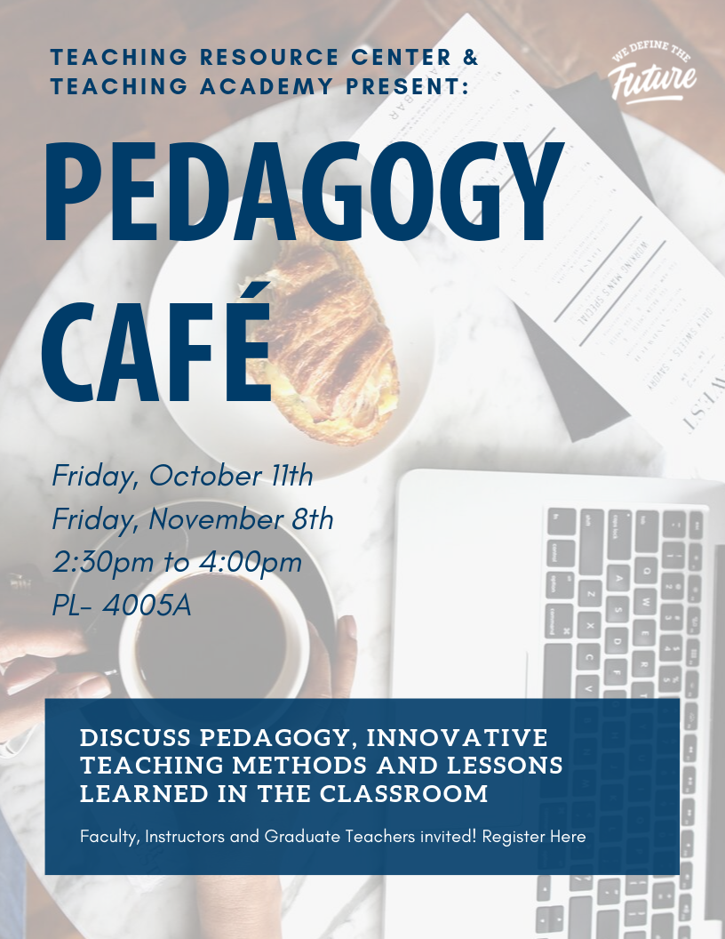 Pedagogy Cafe Flyer