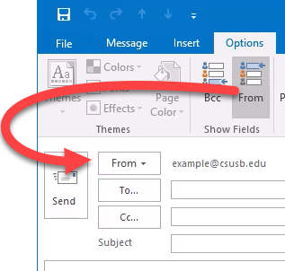 outlook 2016 send as another user