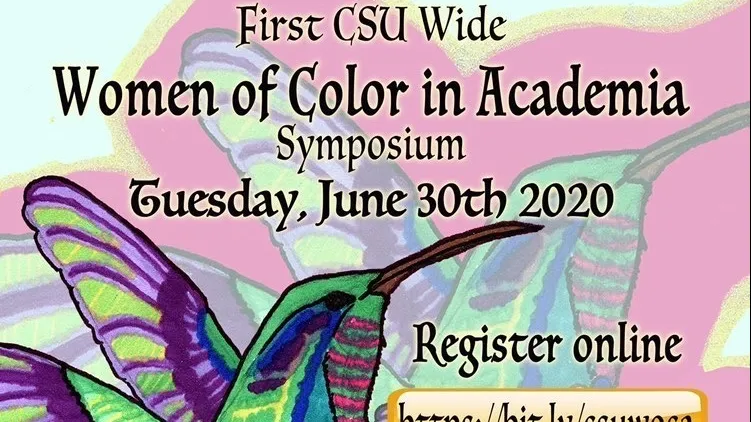 CSUSB Women of Color in Academia event flyer