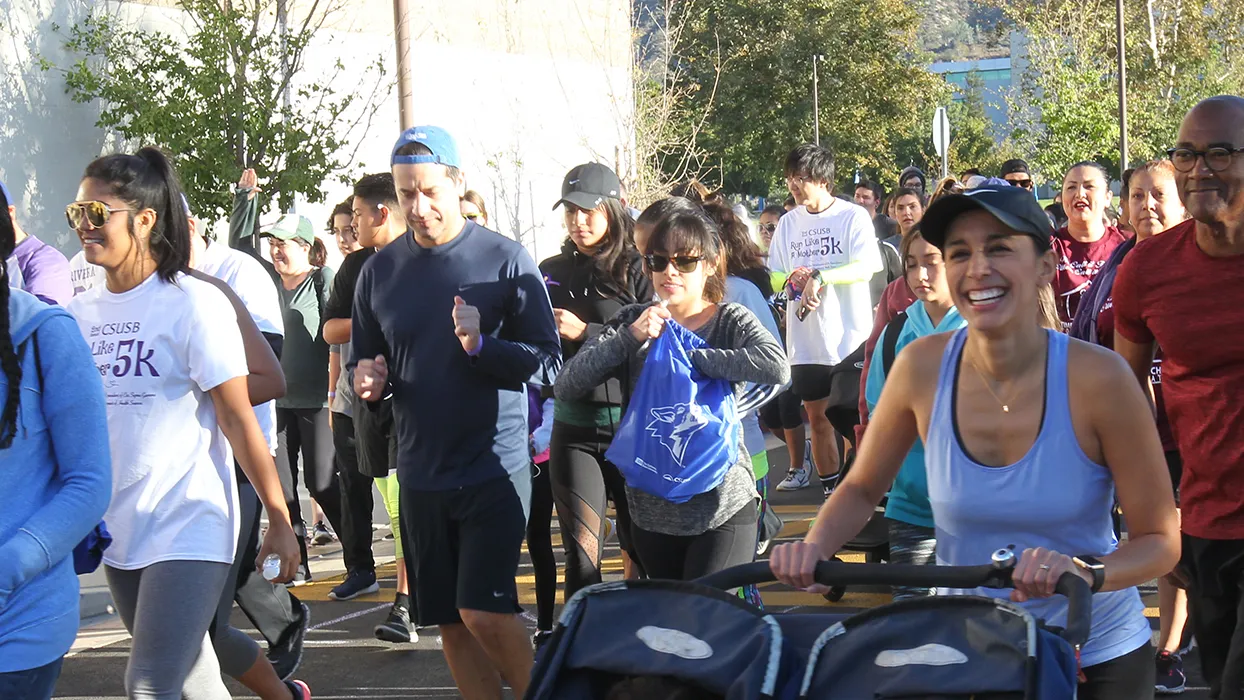 CSUSB honors student at second annual Run Like a Mother 5k