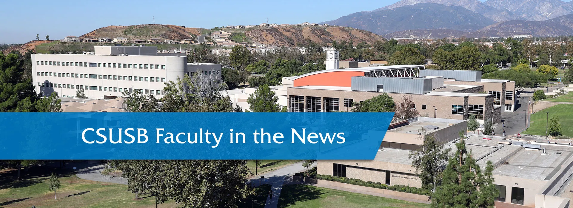 Faculty in the News header