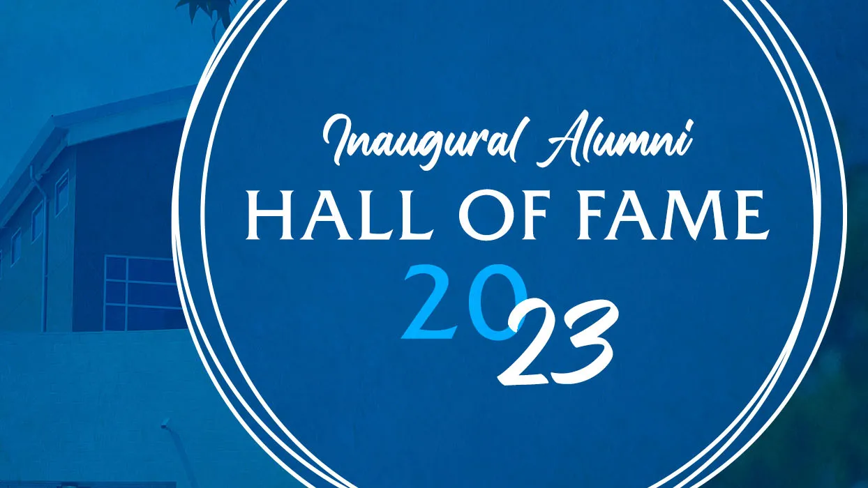 Alumni Hall of Fame graphic 