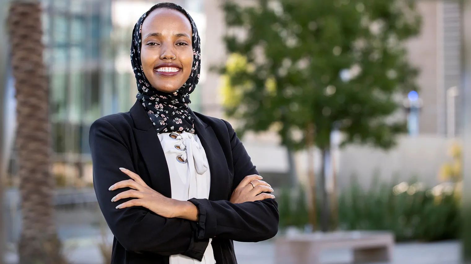 Ayan Jama, CSUSB associate director of Diversity, Equity and Inclusion.