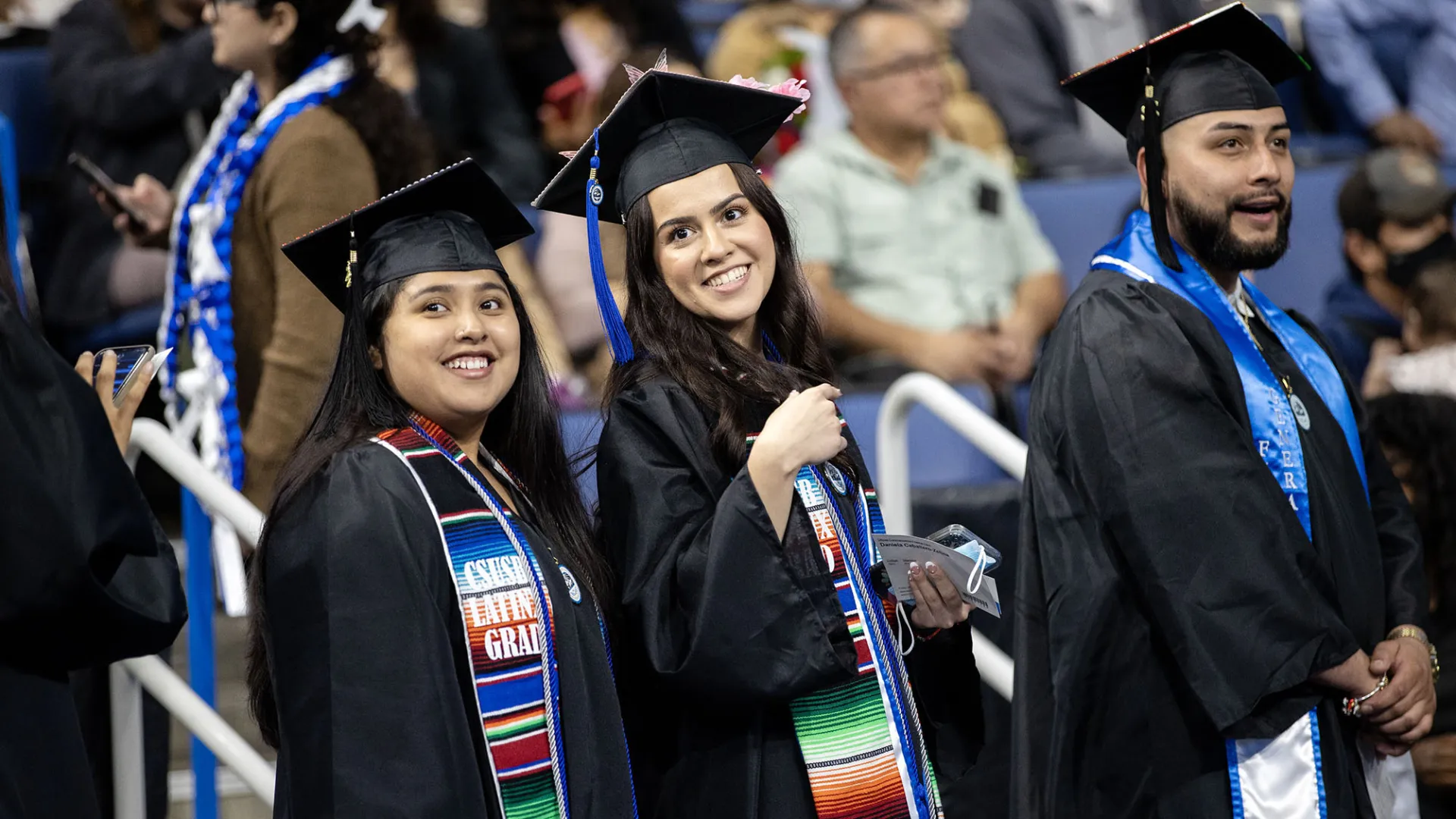 CSUSB students at commencement