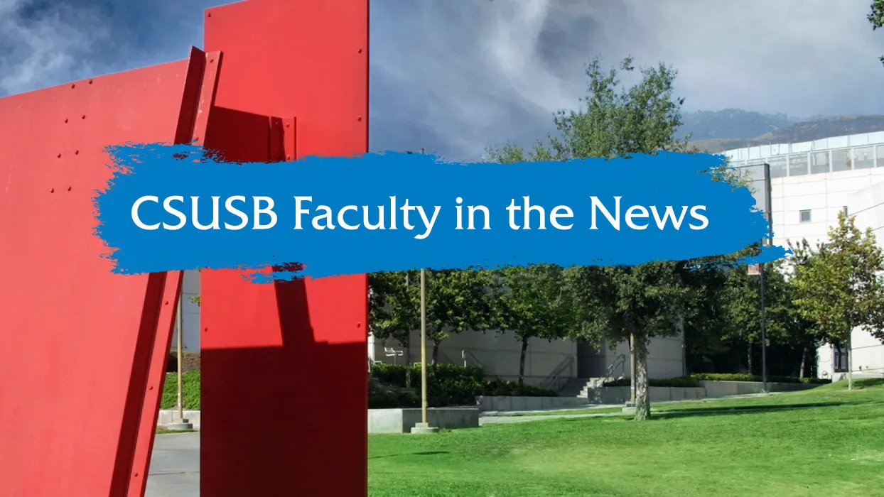 Faculty in the News, Visual Arts bldg. scuplture