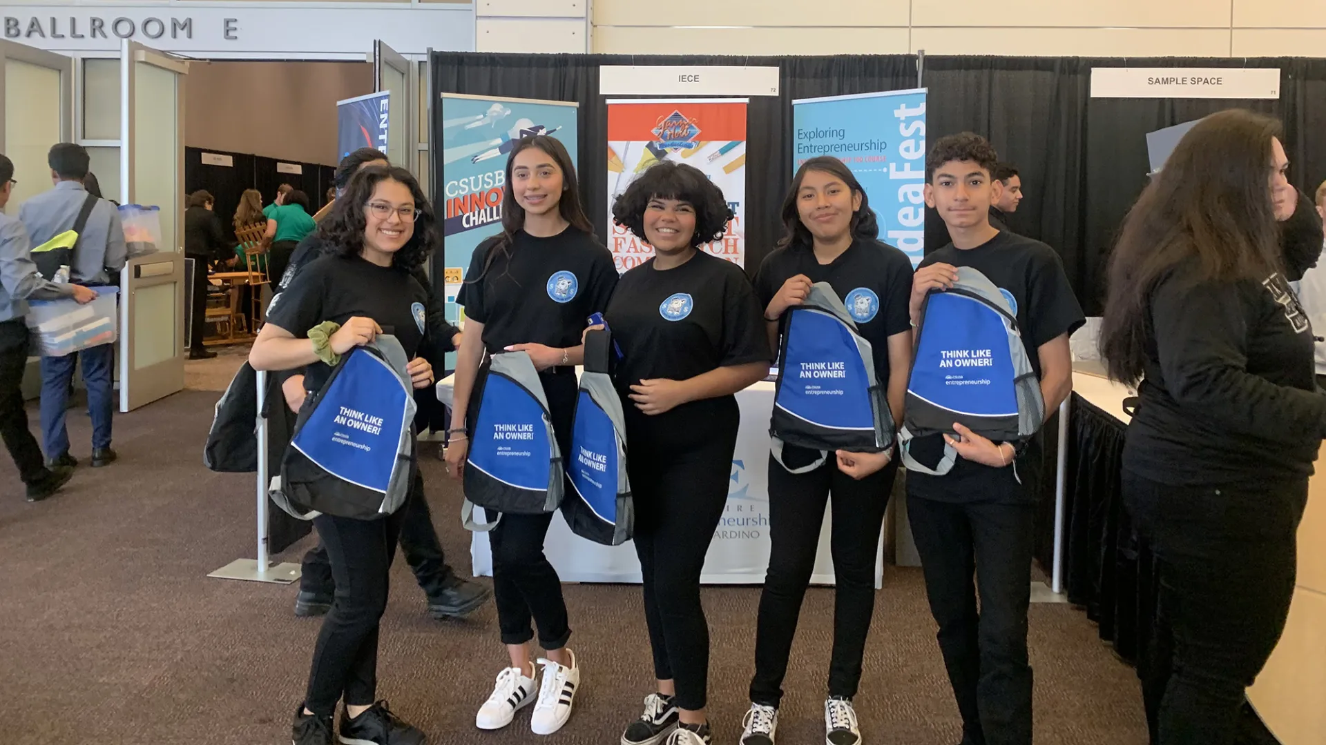 Bloomington High School students were among the attendees at the Virtual Enterprise & Competition at the Pasadena Convention Center in 2020, sponsored by Cal State San Bernardino’s Inland Empire Center for Entrepreneurship. It will be head at CSUSB on March 10.