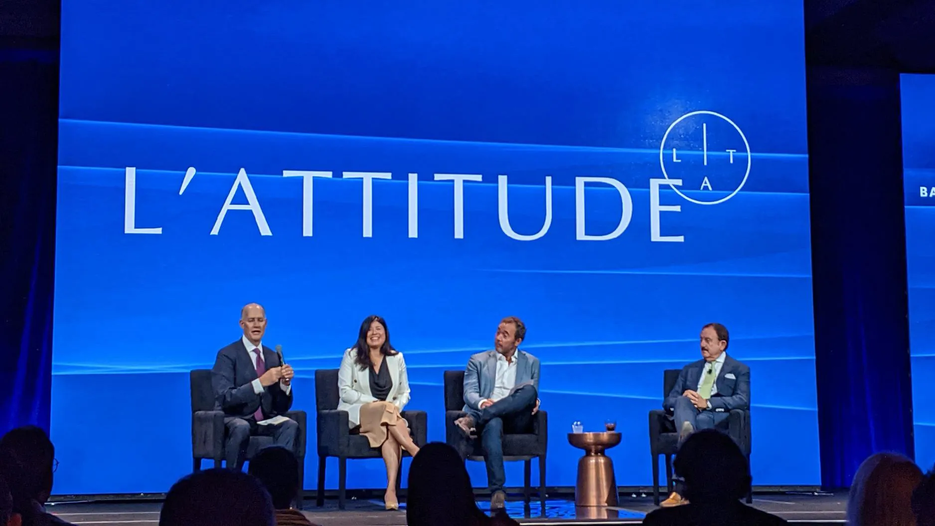 A panel discussion the L’Attitude Conference.