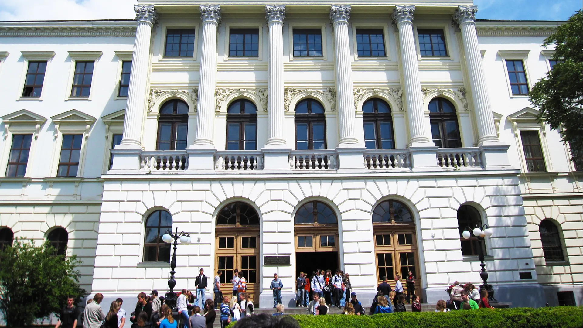 The main building of Lviv Polytechnic University, Ukraine.