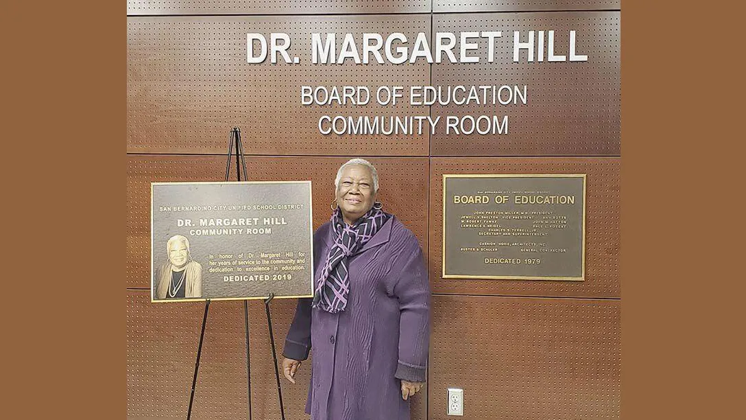 Dr. Margaret Hill. Board of Education community room Photo courtesy of Corina Borsuk.