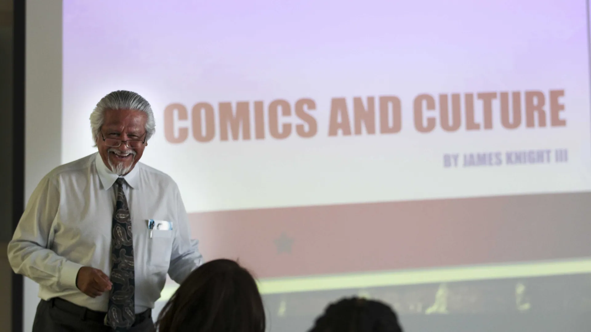 Cesar Caballero, dean of CSUSB’s John M. Pfau Library, at the 2018 Comic/Zine Expo. The 2021 expo is set for Feb. 17. 