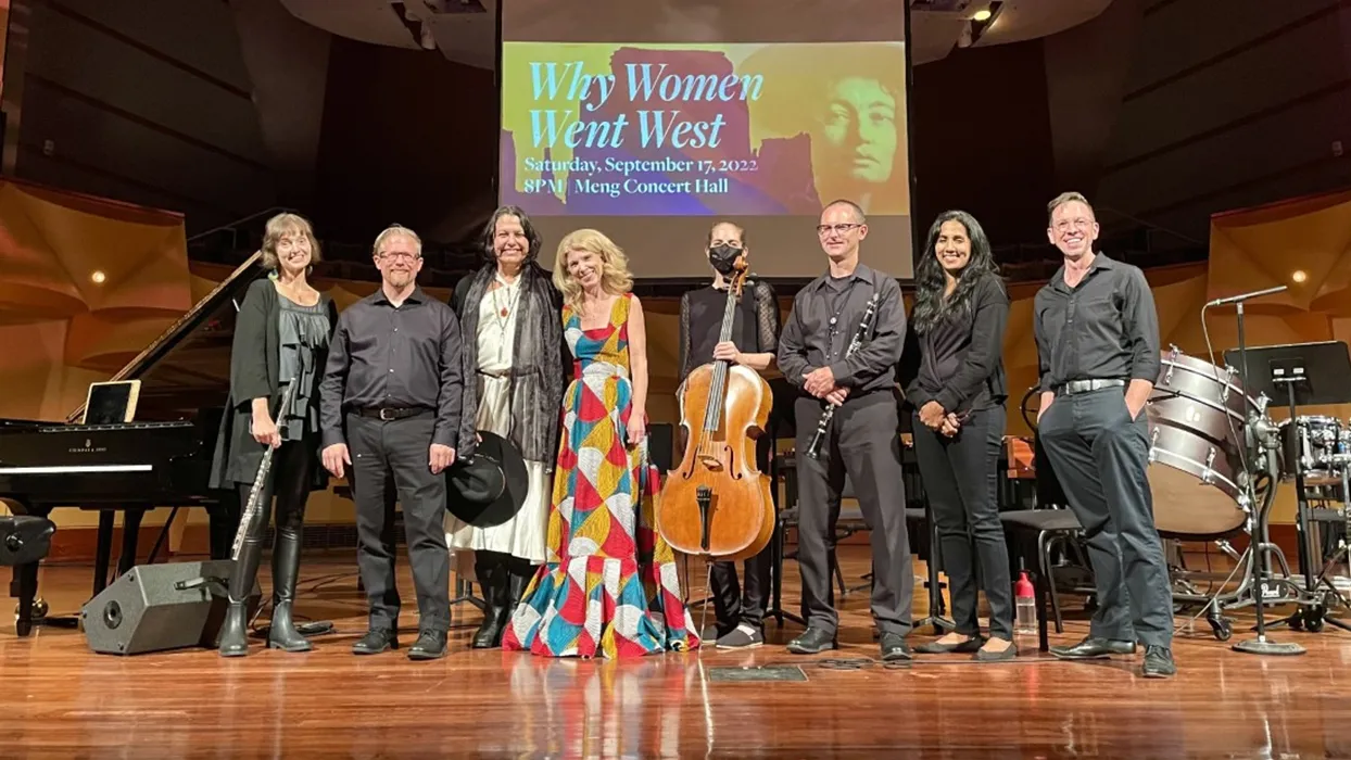 Premiere of “Why Women Went West” by Pamela Madsen at Meng Hall, Cal State Fullerton, Sept. 17.