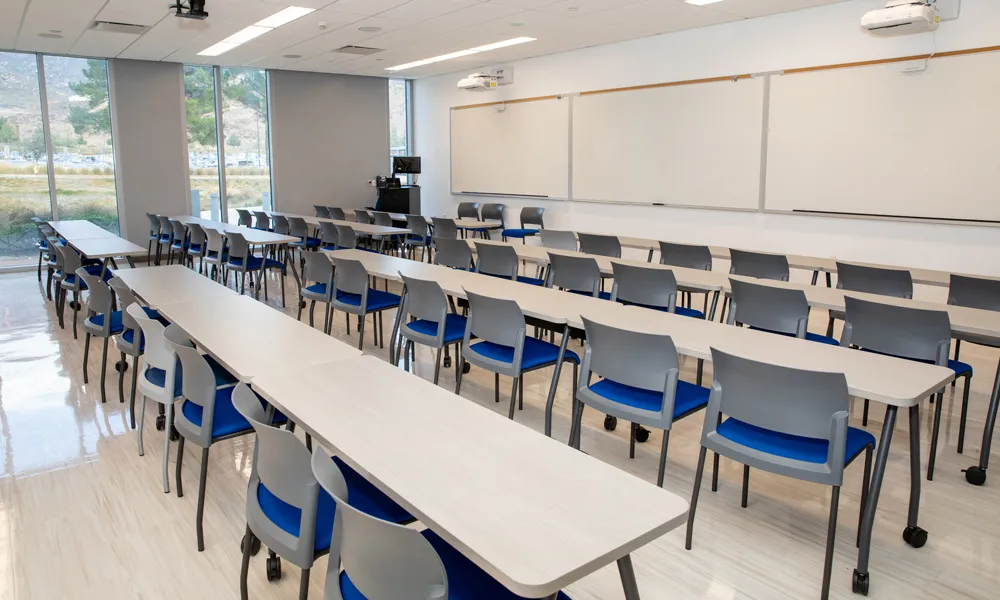 Wide Angle View of Classroom