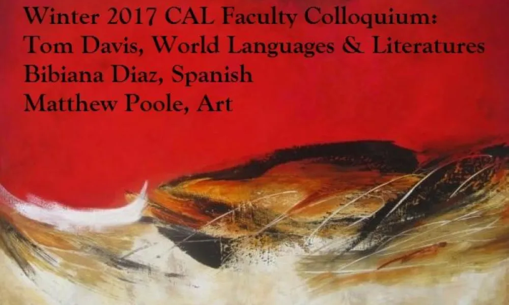 Faculty Colloquia | College Of Arts And Letters | CSUSB