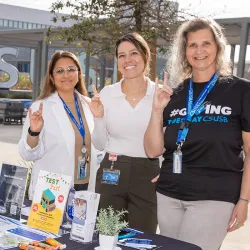 The Giving Tuesday campaign’s kick-off on Dec. 3 brought the entire CSUSB community together — students, faculty, staff, alumni, and friends.