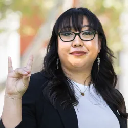 Veronica Guzman, director of CSUSB’s College Corps program.