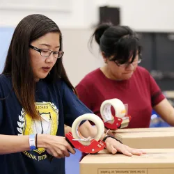 The Martin Luther King Jr. National Day of Service events are open to all CSUSB students, faculty and staff. Volunteers will be provided free transportation, a commemorative volunteer T-shirt and a complimentary lunch.