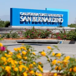 CSUSB sign