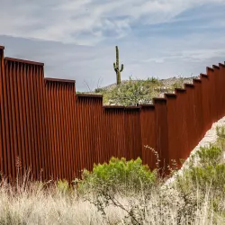 A border fence.