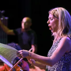 Stacey Fraser, CSUSB professor of music, soprano and the project director.