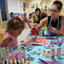 Children in the CSUSB Infant Toddler Laboratory School