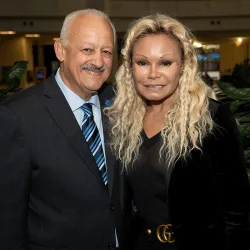 Tomás Morales and Janice Bryant Howroyd