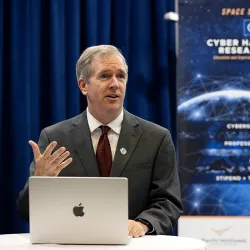 Tony Coulson speaking at the memorandum of understanding signing