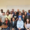 Group of people in classroom