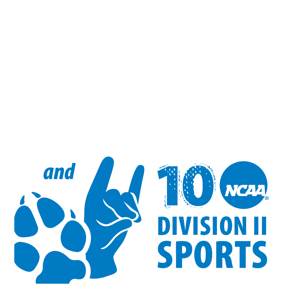 22 intramural and club sports and 10 NCAA Division II sports.