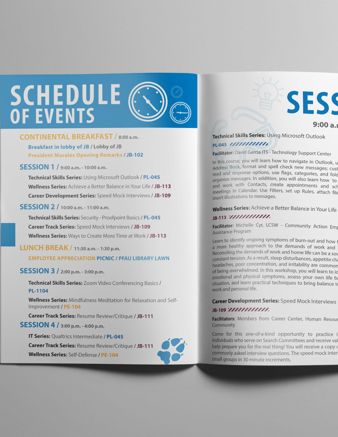 Schedule of Events