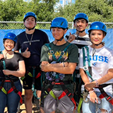 HEP participants geared for a challenge course