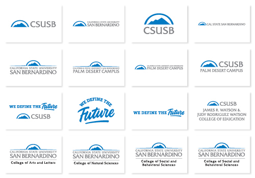 CSUSB logo graphics