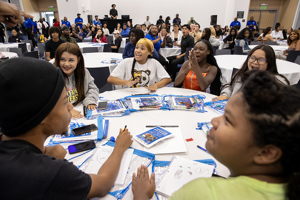 Students had a great time and gained valuable information about scholarships, financial aid and literacy, and college applications at the lively Scholarship Success Summit. 