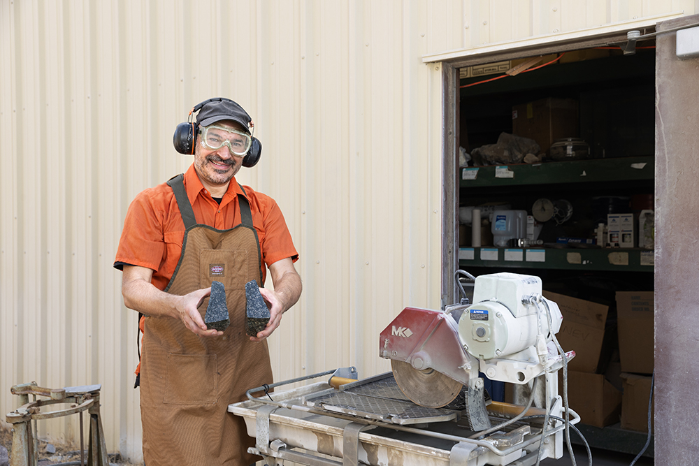 Since 2015, Lazar has shared his expertise in geological sciences with CSUSB students by teaching courses in mineralogy and crystallography, geochemistry, and igneous and metamorphic petrology.