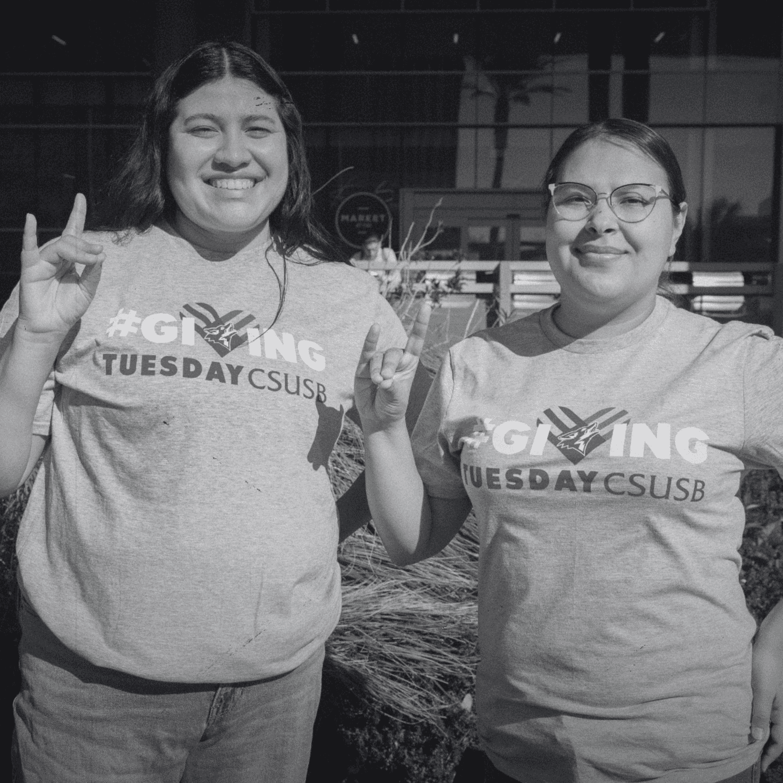 Students at Giving Tuesday