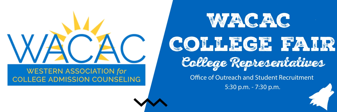 WACAC College Fair - College Representatives - Office of Outreach and Student Recruitment - 5:30 p.m. - 7:30 p.m.