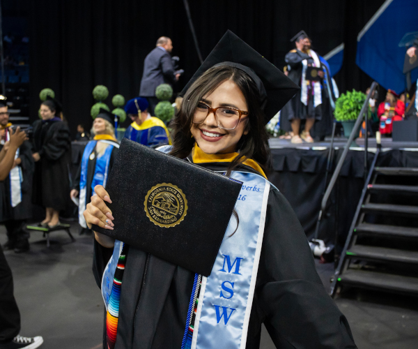 CSUSB Student Graduating