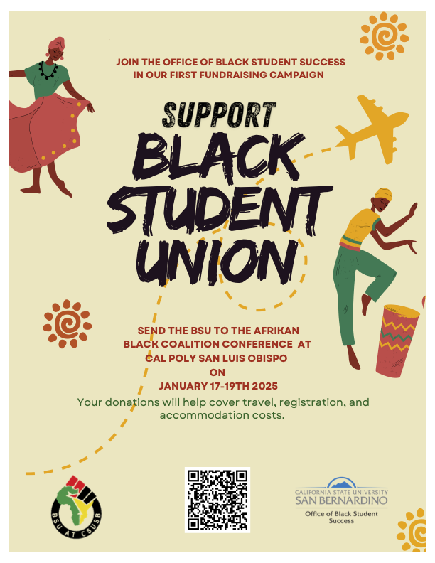 Fundraiser for BSU to Afrikan Black Coalition Conference