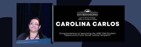 Congratulations Carolina Carlos