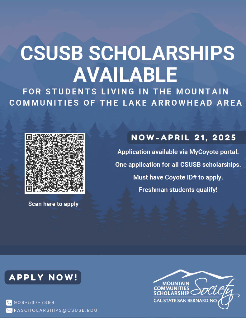 CSUSB Scholarships Available