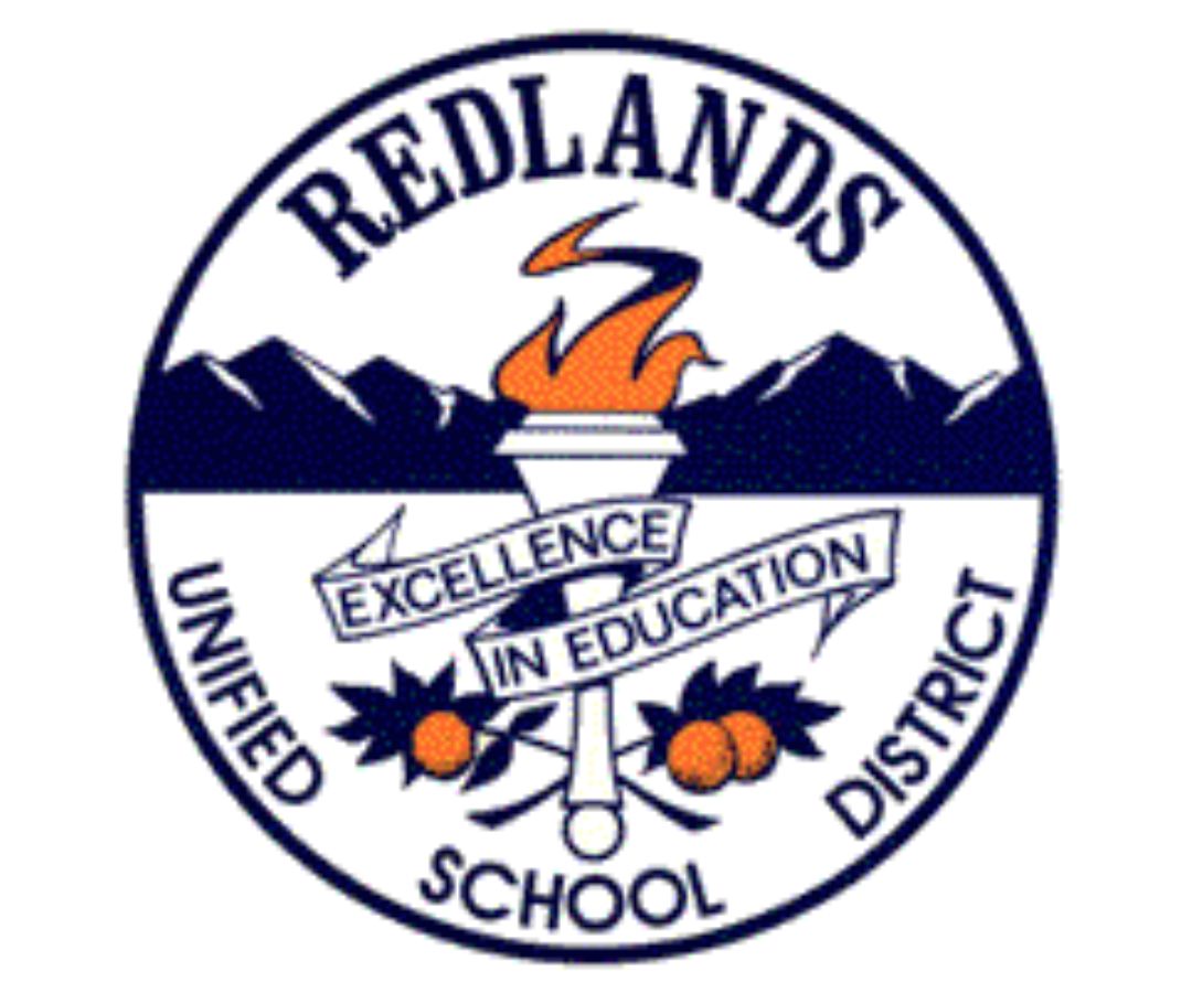 A picture of the Redlands unified school district logo