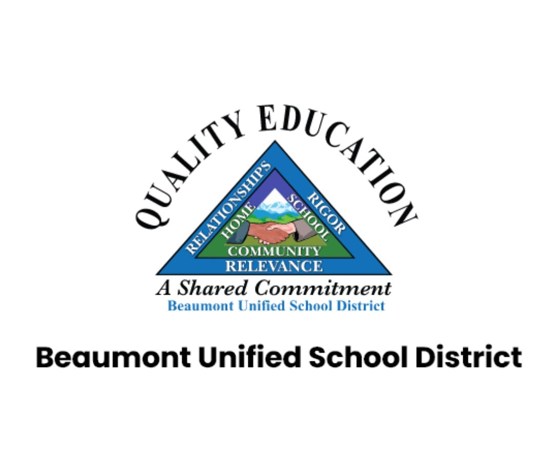 A picture of the Beaumont unified school district logo