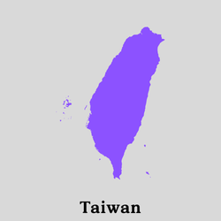 Map of Taiwan