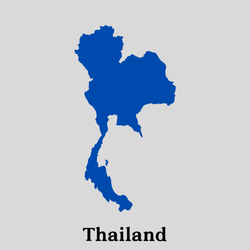 Map of Thailand