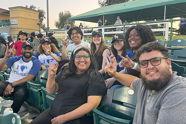 Attendees of the CSUSB Night at the Inland Empire 66’ers event, which took place on May 2 at San Manuel Stadium in San Bernardino.