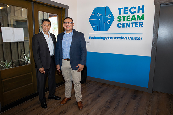 The Tech Steam Center, with locations in Riverside and now Temecula, is the brainchild of entrepreneurs Alfonso Anaya Jr. (left) and Jose Navarette-Cruz.
